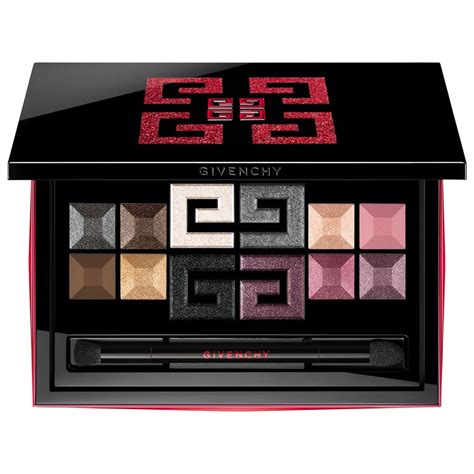 givenchy red edition eyeshadow palette swatches|givenchy eyeshadow palette.